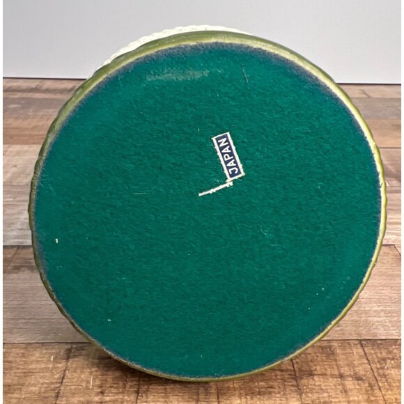 Vintage Ceramic Music Box Musician Figurine Trio With Green Base  Made In Japan - Picture 5 of 5